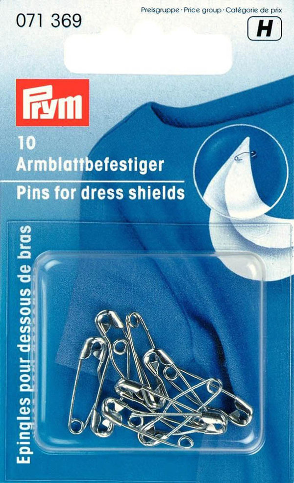 Prym Armblattbefestiger MS 19 mm silberfarbig