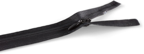 Reißverschluss - S43 Tropfenschieber - Kleider/ Röcke - nahtverdeckt - 50cm - schwarz