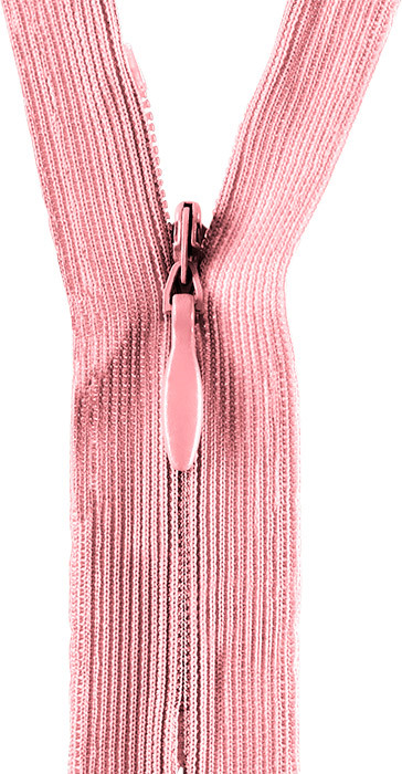 Reißverschluss - S43 Tropfenschieber - Kleider/ Röcke - nahtverdeckt - 20cm - rosa