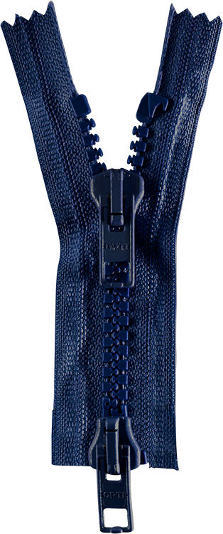 Reißverschluss - P60 Werraschieber - Jacken - teilbar, Zweiwege - 70cm - dunkelblau