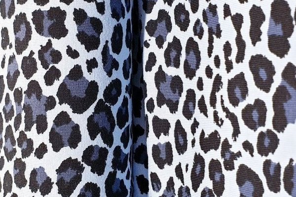 Jersey - Animalprint - Gepard - blau