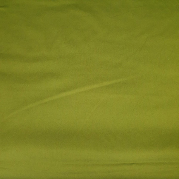 Baumwollsatin - Hosenstoff - uni grasgrün