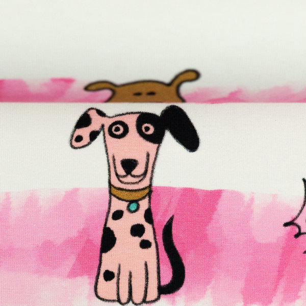 Jersey - Funny Dogs - Hunde - rosa