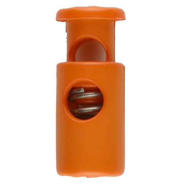 Kordelstopper - rund - 23mm - orange