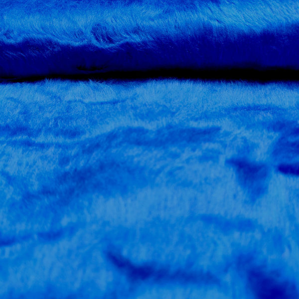 Kostümstoff - Kunstpelz - Futura - blau