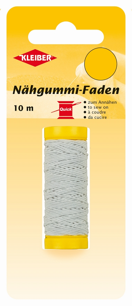Nähgummi-Faden - weiß
